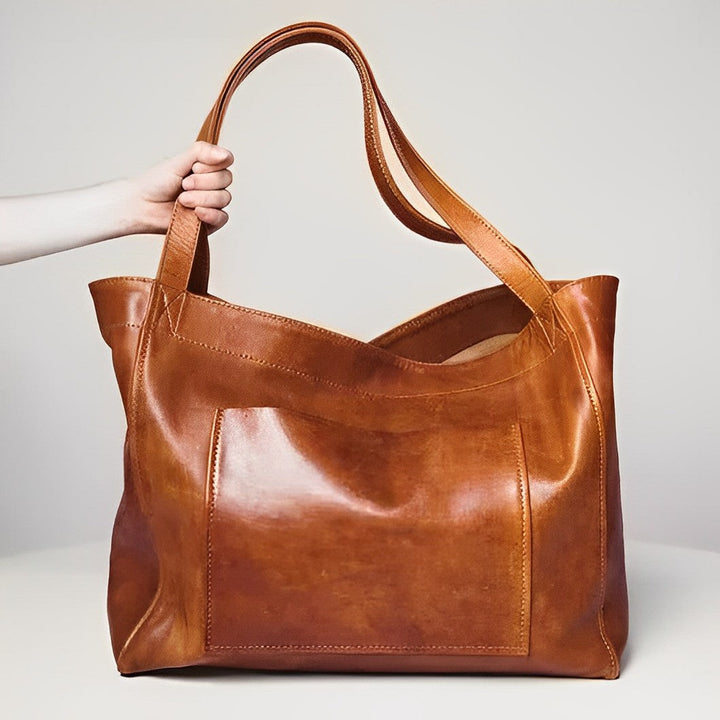 Brezza™- Vintage leather shoulder bag