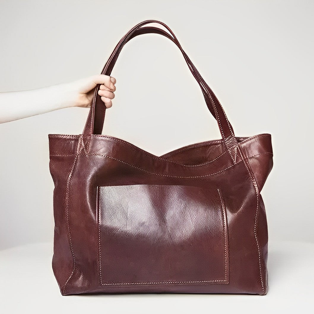 Brezza™- Vintage leather shoulder bag