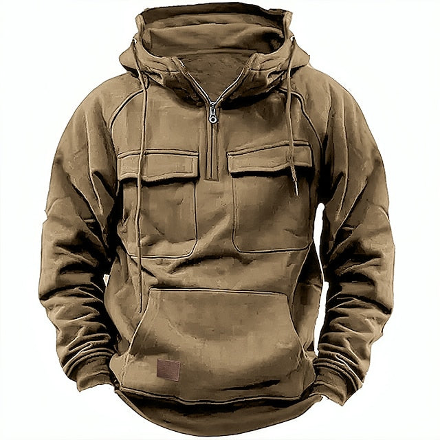 ALEX - Comfortable winter hoodie with zipper