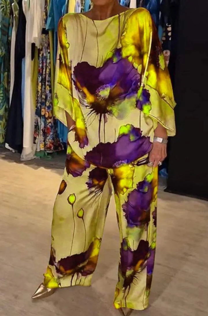 Jasmine| Floral Two-Piece Set