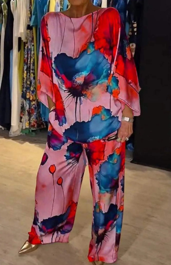 Jasmine| Floral Two-Piece Set