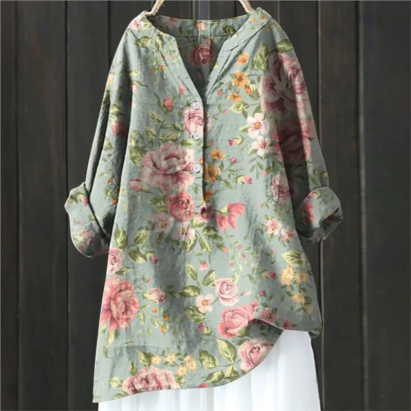 Mexia™ - Casual blouse with floral print