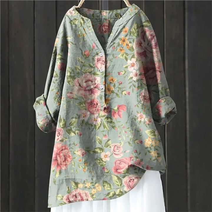 Mexia™ - Casual blouse with floral print