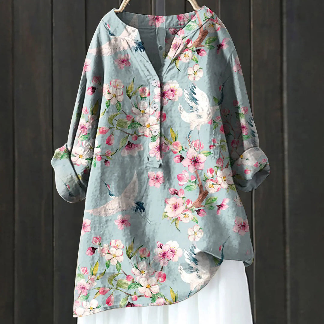 Mexia™ - Casual blouse with floral print