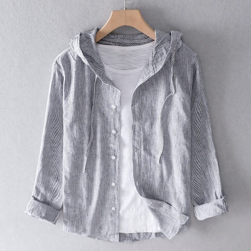 DEVIN® | Hooded  Breathable Linen Shirt
