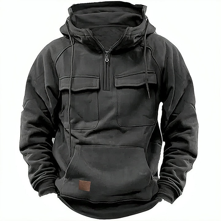 ALEX - Comfortable winter hoodie with zipper