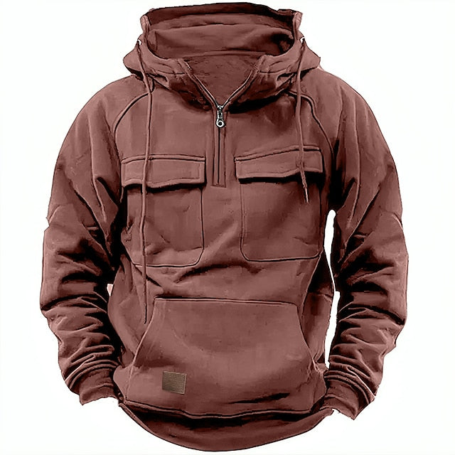 ALEX - Comfortable winter hoodie with zipper