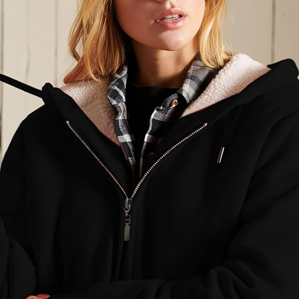 NATALIE | SHERPA LINED JACKET