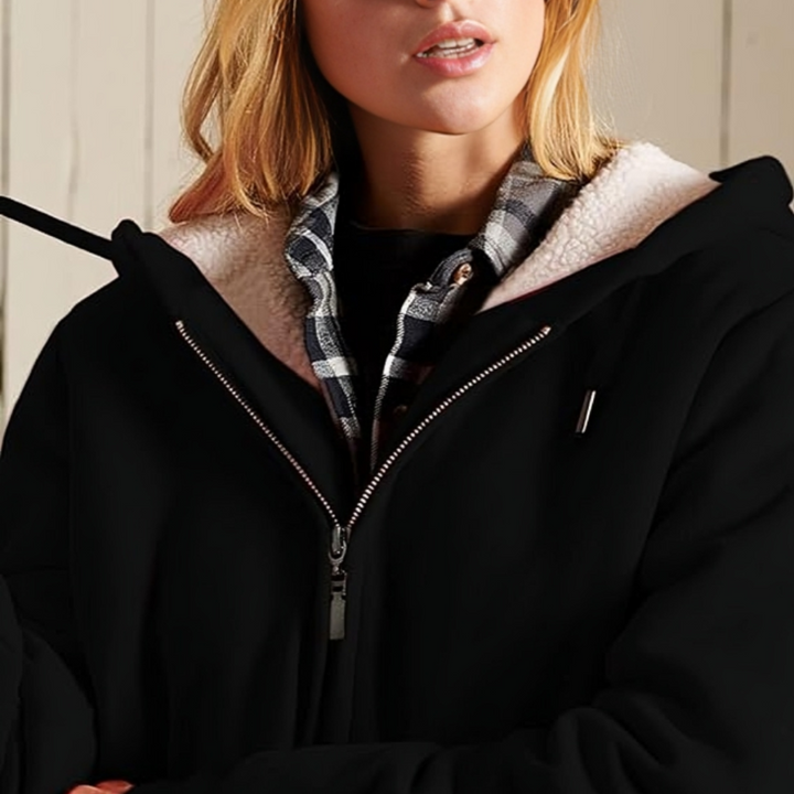 NATALIE | SHERPA LINED JACKET