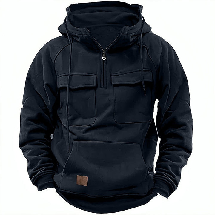 ALEX - Comfortable winter hoodie with zipper